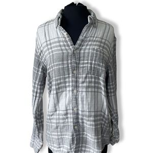 J. Crew Men’s soft Plaid Button Down Flannel L